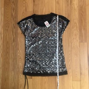 New  Le Chateau sequin top